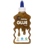 EDUCATIONAL COLOURS GLITTER GLUE 177ML GOLD