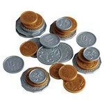EDUCATIONAL COLOURS PLASTIC COINS PACK 106