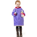 EDUCATIONAL COLOURS TODDLER SMOCKS PURPLE