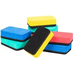ELIZABETH RICHARDS WHITEBOARD ERASERS SMALL ASSORTED PACK OF 10