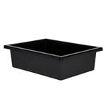 ELIZABETH RICHARDS PLASTIC TOTE TRAY BLACK