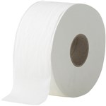 ENVIRO SAVER RECYCLED JUMBO TOILET ROLL 2PLY 375M WHITE CARTON 8