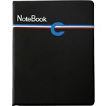 CUMBERLAND COMPACT NOTEBOOK RULED PVC COVER 160 PAGE 210 X 164MM BLACK