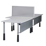 SYLEX ICESCREEN DESK MOUNTED SCREEN 1800 X 500MM GREY