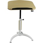 SYLEX UPSIDE LIFT DESK 700 X 510MM BEACHWHITE
