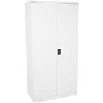 INITIATIVE STATIONERY CUPBOARD 3 SHELVES 1830 X 910 X 450MM WHITE CHINA