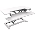 RAPID FLUX ELECTRIC HEIGHT ADJUSTABLE DESK RISER 950 X 415MM WHITE