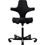 HAG CAPISCO 8106 SADDLE CHAIR BLACK FABRIC