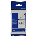 BROTHER HSE211 HEAT SHRINK TUBE TAPE 58MM BLACK ON WHITE