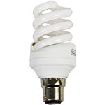 ITALPLAST ENERGY SAVING LAMP BULB SPIRAL BAYONET PLUG 25W WARM WHITE