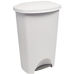 ITALPLAST STERILITE PEDAL TIDY BIN 42 LITRE WHITE
