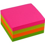ITALPLAST MEMO CUBE REFILL 500 SHEET 98 X 98MM ASSORTED NEON