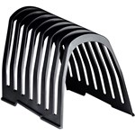 ITALPLAST GREENR RECYCLED PLASTIC STEP FILE ORGANISER BLACK