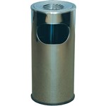 ITALPLAST STAINLESS STEEL FLOOR ASHTRAYRUBBISH TIDY