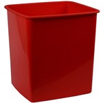 ITALPLAST TIDY BIN 15 LITRE RED