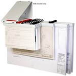 PLANHORSE WALL RACK 10 CLAMP CAPACITY WHITE
