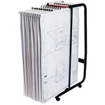 PLANHORSE MOBILE TROLLEY 10 CLAMP CAPACITY A0 BLACK