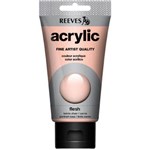 REEVES PREMIUM ACRYLIC PAINT 75ML TUBE FLESH