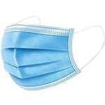 REGAL DISPOSABLE FACE MASK 3 PLY L1 LIGHT BLUE BOX 50