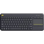 LOGITECH K400 PLUS WIRELESS TOUCH KEYBOARD BLACK