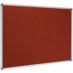 VISIONCHART KROMMENIE PINBOARD ALUMINIUM FRAME 1200 X 1200MM HOT SALSA