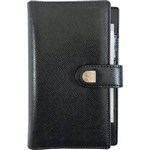 DEBDEN DAYPLANNER FASHION LADYS WALLET SNAP CLOSURE 120 X 81MM PU BLACK