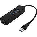 KLIK 3PORT HUB USBA 30 TO GIGABIT ETHERNET SILVER