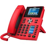 FANVIL X5U ENTERPRISE IP DESKTOP PHONE HIGH END RED