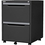 STEELCO CLASSIC MOBILE PEDESTAL 2 FILE 630 X 470 X 515MM GRAPHITE RIPPLE