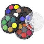 KOHINOOR WATERCOLOUR PAINT DISC ASSORTED PACK 24