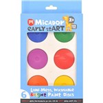 MICADOR EARLY START LOW MESS WASHABLE DISC BRIGHT ASSORTED PACK 6