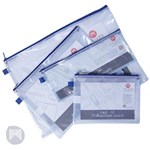 MICADOR MULTIPURPOSE POUCH MESH A4 CLEARBLUE