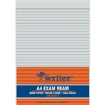WRITER EXAM PAPER 55GSM 8MM RULED UNPUNCHED A4 WHITE 500 SHEETS