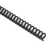 GOLD SOVEREIGN PLASTIC SPIRAL BINDING COIL 401 PITCH A4 20MM BLACK BOX 50