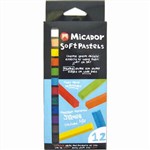 MICADOR BASICS SOFT PASTELS CHALK ASSORTED PACK 12