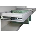 STEELCO TAMBOUR DOOR CABINET PULL OUT FILE FRAME 1200MM WHITE SATIN