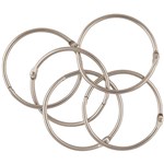 ESSELTE HINGED RINGS SIZE 1 76MM BOX 10