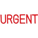 XSTAMPER CXBN 1103 PREINKED MESSAGE STAMP URGENT 42 X 13MM RED