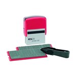 COLOP P302 PRINTER DOITYOURSELF SELFINKING STAMP SET 25MM35MM BLACK