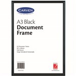 CARVEN DOCUMENT FRAME A3 BLACK