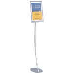 QUARTET SIGN STAND DESIGNER SILVER