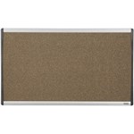 QUARTET ARC CUBICLE CORKBOARD 610 X 360MM BROWN