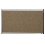 QUARTET ARC CUBICLE CORKBOARD 760 X 460MM BROWN