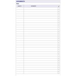 DEBDEN DAYPLANNER PERSONAL EDITION REFILL ASSIGNMENT PAGE 6 RING 172 X 96MM