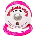 EDUCATIONAL COLOURS SPAGHETTI STRING PVC TUBE 1MM X 60M FLUORO PINK