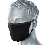 PORTWEST CV33 ANTIMICROBIAL FABRIC FACE MASK 3 PLY BLACK