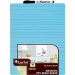 QUARTET WHITEBOARD MAGNETIC TILE RULED 216 X 280MM BLUE