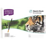 DERWENT ACADEMY ARTIST SKETCH BOOK PP LANDSCAPE A4 20 SHEETS