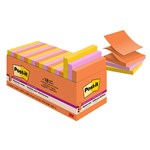 POSTIT R33018SSAUCP SUPER STICKY POP UP NOTES 76 X 76MM RIO DE JANIERO CABINET PACK 18