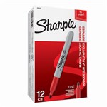 SHARPIE PERMANENT MARKER BULLET FINE 10MM RED